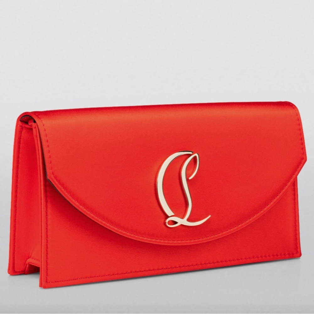 CHRISTIAN LOUBOUTIN Loubi54 Small satin crossbody clutch - Picture 3 of 16